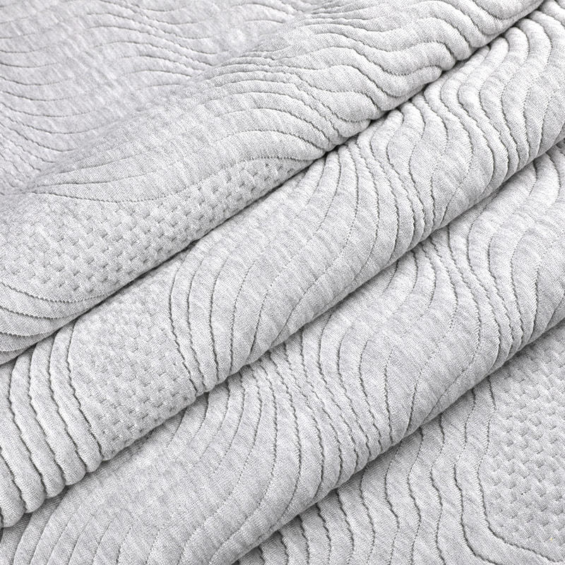 Soft and Comfortable Breathable Bamboo Charcoal Knitted Mattress Fabric