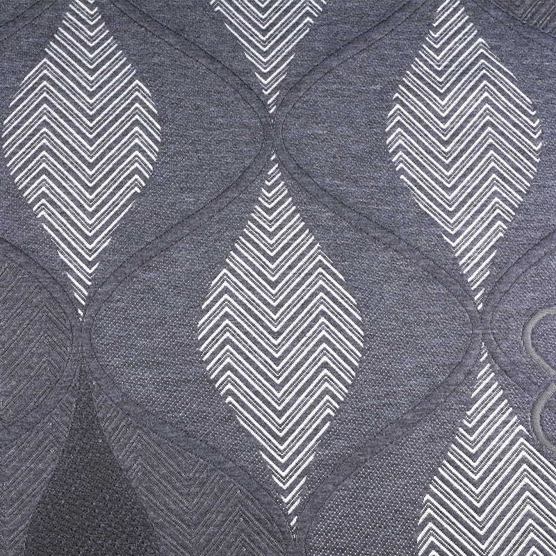 Beautiful and Soft Grey Polyester Yarn Knitted Mattress Fabric